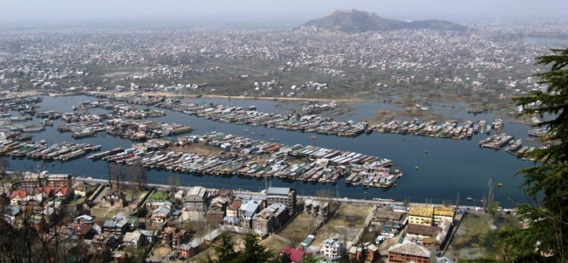 Srinagar City Aerial View