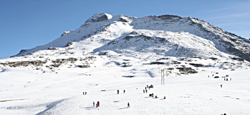 Manali's Snowfall