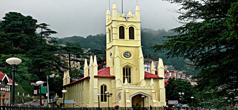 The Mall and the Church front View 