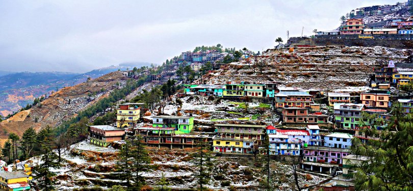 View of McloedGanj Town