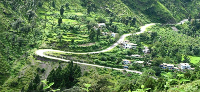 Ranikhet View Aerial