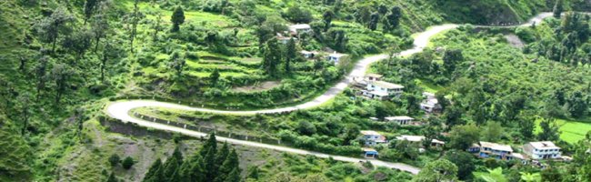 Ranikhet View Aerial