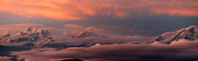 Evening View Of Mountains Uttarakhand