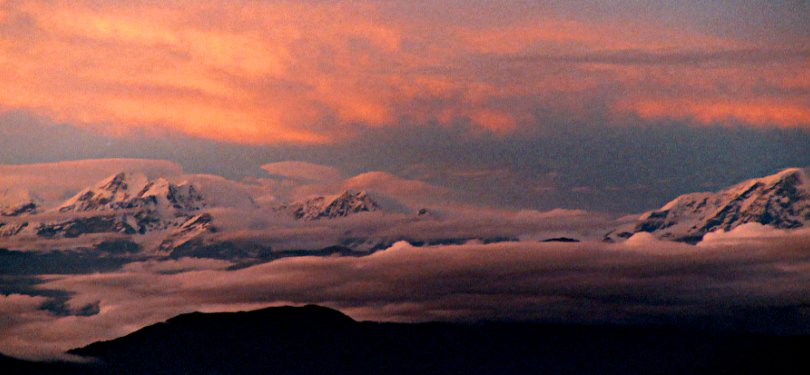 Evening View Of Mountains Uttarakhand