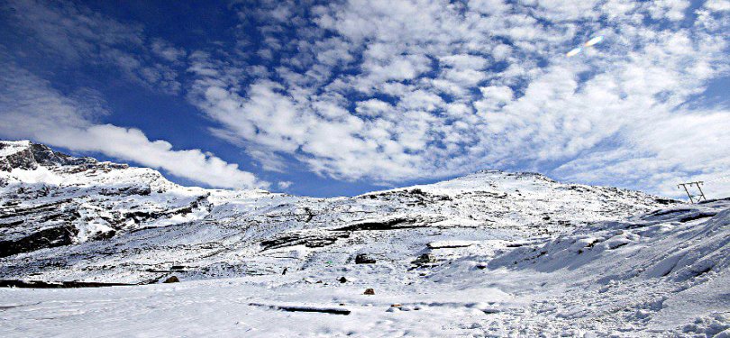 Manali Snowfall veiw