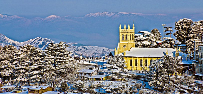 Shimla Aerial veiw