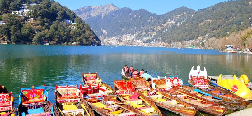 Bhimtal Lake in Uttarakhand 