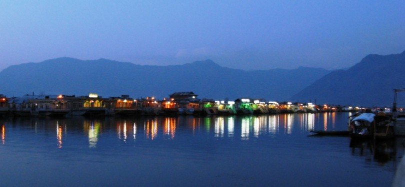 Dal Lake Veiw in Night