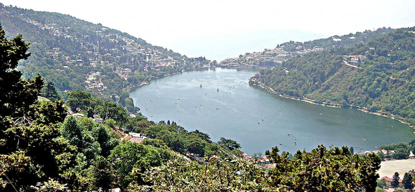 Naini Lake Aerial View