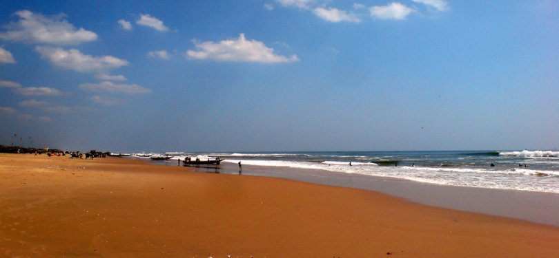 Stretch of Golden Beach Puri