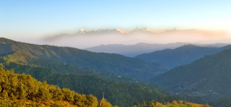 Moutains View of Nainital