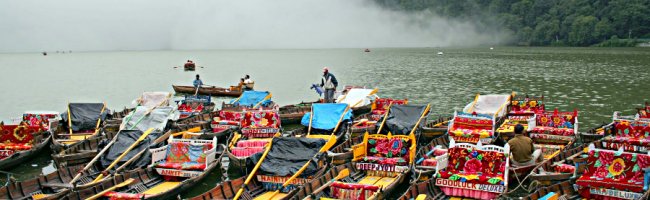 Boating in Naini Lake