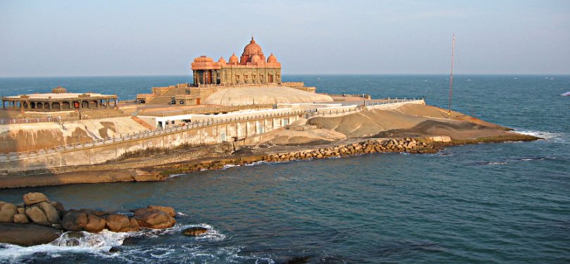  Vivekananda Memorial Rock in Kanyakumari