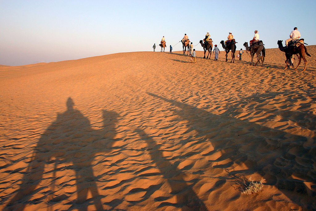 Camel Safari in Jaiselmer